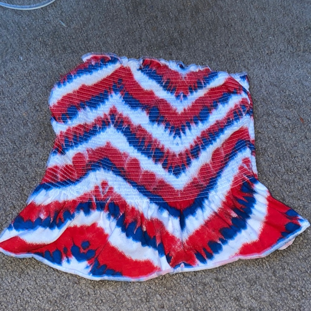 red white n blue tub top